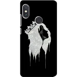 Чехол с Короной Сяоми Редми Ноут 5 Про - (AlphaPrint) (Принцесса)