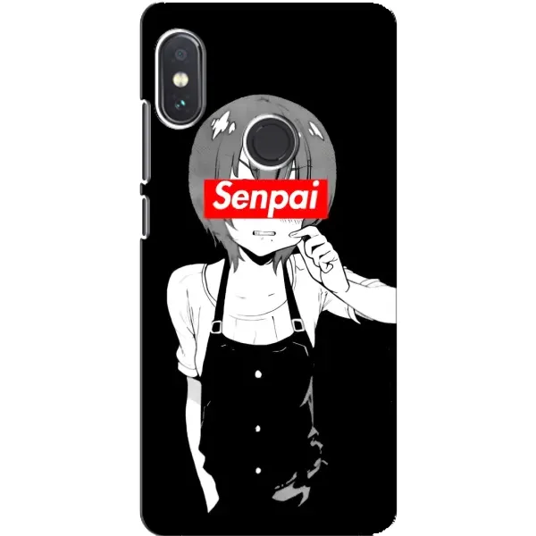 Чохол з принтом «Senpai» для Xiaomi Redmi Note 5 Pro
