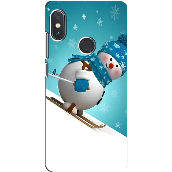 Чохол з принтом «Сніговик на лижах» для Xiaomi Redmi Note 5 Pro Чохол з принтом «Сніговик на лижах» для Xiaomi Redmi Note 5 Pro