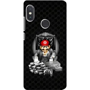 Чехлы с крутыми принтами для Xiaomi Redmi Note 5 Pro - (PREMIUMPrint) (Супер Марио)