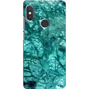 Мраморный чехол на Xiaomi Redmi Note 5 Pro (VPrint) (Зеленый мрамор)