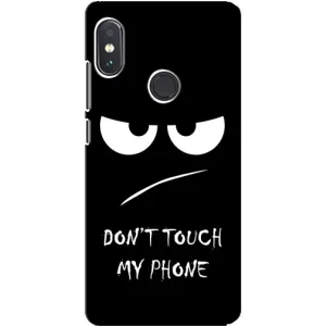 Чохол для Сяомі Редмі Нот 5 - (AlphaPrint) з принтом (ТОП продажів) (Dont Touch)