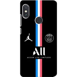 Чохли PSG для Xiaomi Redmi Note 5 (AlphaPrint) (футболка ПСЖ)