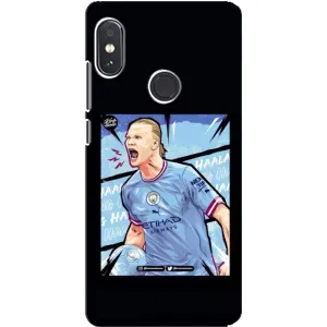 Чехлы с футболистом Ерлинг Холанд для Xiaomi Redmi Note 5 (AlphaPrint) (гол Эрлинг Холланд)