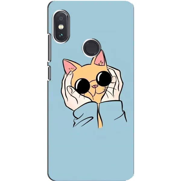 Чехол с принтом «Котик в очках» для Xiaomi Redmi Note 5