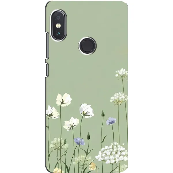 Чехол с принтом «Цветы на зеленом» для Xiaomi Redmi Note 5