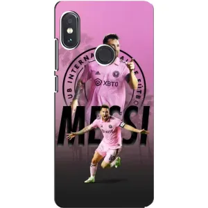 Чехлы для Сяоми Редми Ноут 5 - Лео Месси Маями (Messi Miami)
