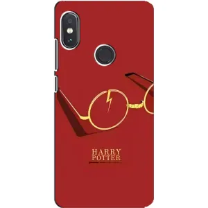 Чехлы с Гарри Поттером для Xiaomi Redmi Note 5 (AlphaPrint) (очки Гарри)