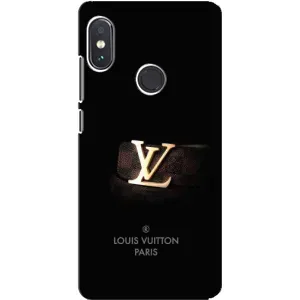 Чехлы Луи Витон для Xiaomi Redmi Note 5 (AlphaPrint - LOUIS VUITTON) (ремешок LV)