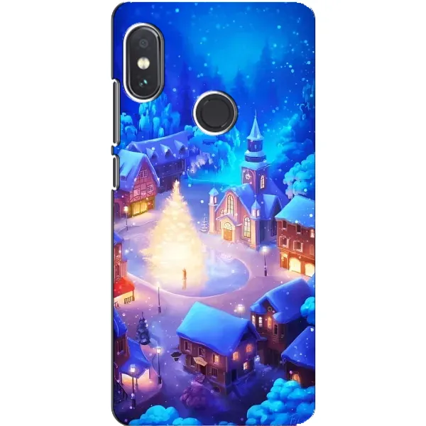 Чехол с принтом «Рождественский город» для Xiaomi Redmi Note 5