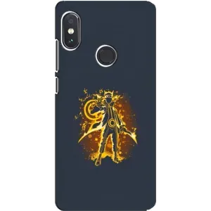 Naruto Anime Чехлы для Сяоми Редми Ноут 5 (AlphaPrint) (золотой Наруто)