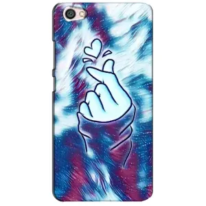 Чохол з принтом для Xiaomi Redmi Note 5A (AlphaPrint - Знак сердечка) (Радужне серце)