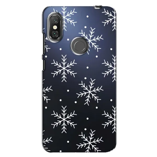 Чехол с принтом «Белые снежинки» для Xiaomi Redmi Note 6 Pro Чехол с принтом «Белые снежинки» для Xiaomi Redmi Note 6 Pro