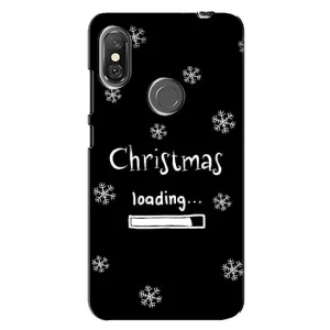 Різдвяні, Святкові Чохли для Сяомі Редмі Нот 6 Про (Christmas loading)