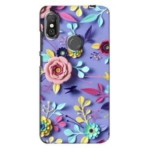 Чохли з квітами для Xiaomi Redmi Note 6 Pro (VPrint) (Дизайн квітів)