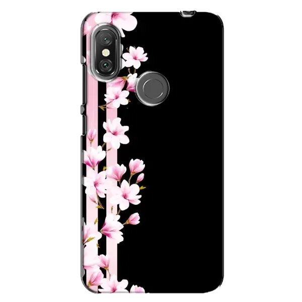 Чохол з принтом «Квіточки» для Xiaomi Redmi Note 6 Pro Чохол з принтом «Квіточки» для Xiaomi Redmi Note 6 Pro