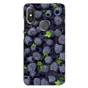 Чохли з фруктами для Xiaomi Redmi Note 6 Pro (VPrint) (Ожина)