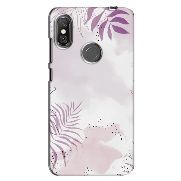 Чохол з принтом «Фіолетове листя» для Xiaomi Redmi Note 6 Pro