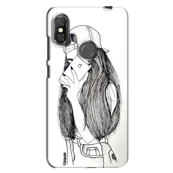 Чохол з принтом «Фото дівчини» для Xiaomi Redmi Note 6 Pro