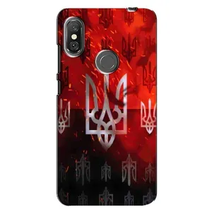 Украинские Чехлы для Xiaomi Redmi Note 6 Pro с картинкой УПА (AlphaPrint) (ГЕРБ УПА)