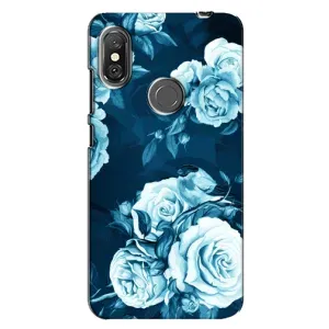 Чехлы (ART) Цветы на Xiaomi Redmi Note 6 Pro (VPrint) (Блактині бутони)