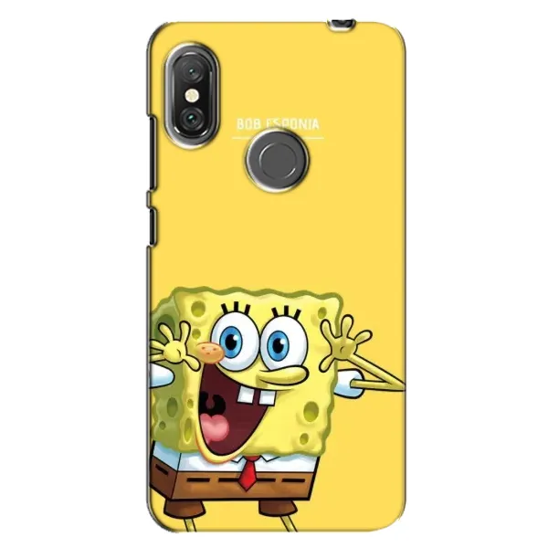 Чохол з принтом «Губка Боб» для Xiaomi Redmi Note 6 Pro