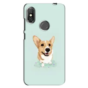 Чохли з собаками для Xiaomi Redmi Note 6 Pro (VPrint) (Коргі)