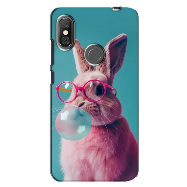 Чехол с принтом «Кролик в очках» для Xiaomi Redmi Note 6 Pro