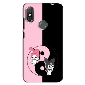 Чехол с кроликом Куроми на Xiaomi Redmi Note 6 Pro (Куроми Инь Янь)