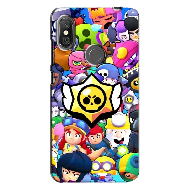 Чохол з принтом «Лого Brawl Stars» для Xiaomi Redmi Note 6 Pro