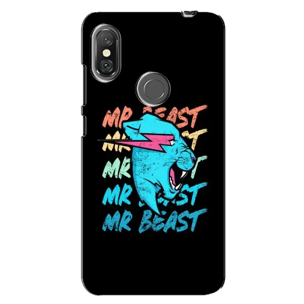 Чохол з принтом «logo Mr beast» для Xiaomi Redmi Note 6 Pro