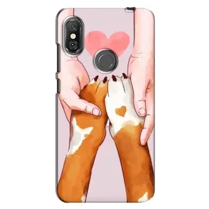 Чохли з собаками для Xiaomi Redmi Note 6 Pro (VPrint) (Любовь до собак)