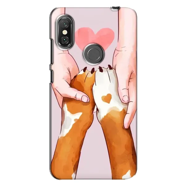 Чохол з принтом «Любовь до собак» для Xiaomi Redmi Note 6 Pro