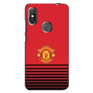 Чехол Манчестер Юнайтед для Сяоми Редми Ноут 6 Про (AlphaPrint) (manchester united)