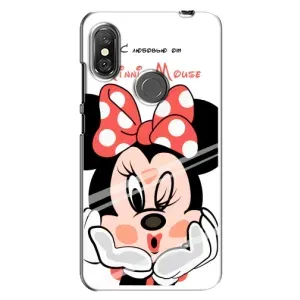 Міккі Маус чохол для Xiaomi Redmi Note 6 Pro (AlphaPrint - Мультяшні) (Маус Мінні)