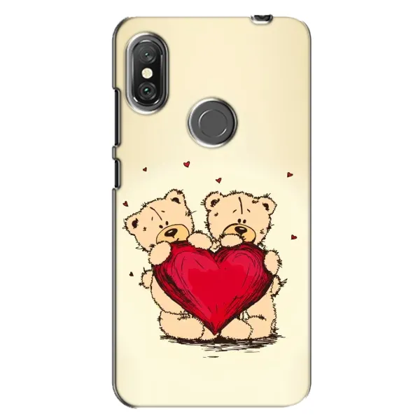 Чохол з принтом «Медвежата» для Xiaomi Redmi Note 6 Pro