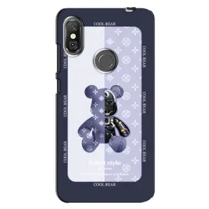 Круті Чохли Луі Віттон для Xiaomi Redmi Note 6 Pro (AlphaPrint) (Медведик LV)