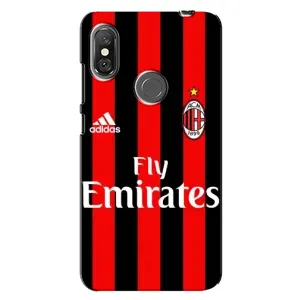 Чехлы для Xiaomi Redmi Note 6 Pro (VPrint) - Футбольные клубы (Milan)