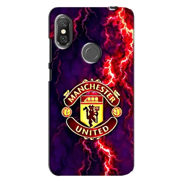 Чехол с принтом «огненный Манчестер» для Xiaomi Redmi Note 6 Pro