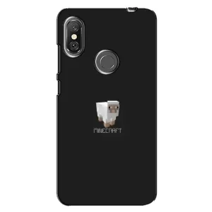 Чехол Майнкрафт на Xiaomi Redmi Note 6 Pro (AlphaPrint) Minecraft (Овечка Майнкрафт)
