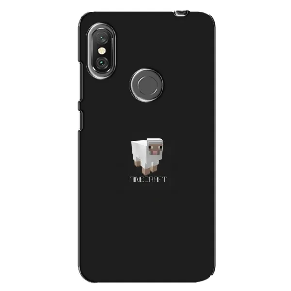Чохол з принтом «Овечка Майнкрафт» для Xiaomi Redmi Note 6 Pro