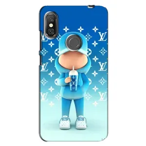 Круті Чохли Луі Віттон для Xiaomi Redmi Note 6 Pro (AlphaPrint) (Хлопець LV)