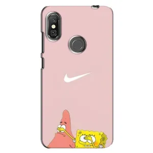 Чохол з принтом «Патрік і Губка» для Xiaomi Redmi Note 6 Pro