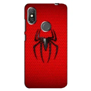 Чохол з людиною павуком для Xiaomi Redmi Note 6 Pro - (AlphaPrint) (Павук Марвел)