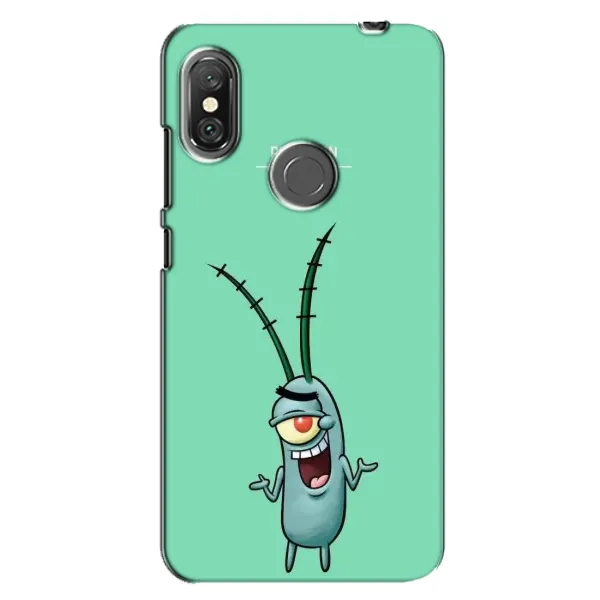 Чохол з принтом «Персонаж Планктон» для Xiaomi Redmi Note 6 Pro
