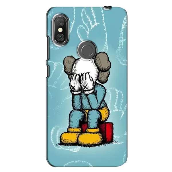 Чохол з принтом «Плач Bearbrick» для Xiaomi Redmi Note 6 Pro