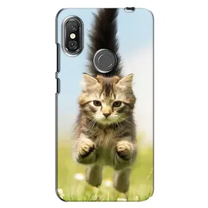 Чохли з Котиками для Xiaomi Redmi Note 6 Pro (VPrint) (Прижок кота)