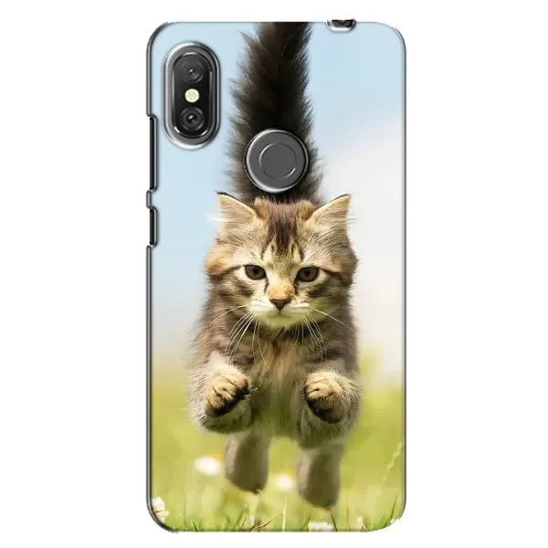 Чохол з принтом «Прижок кота» для Xiaomi Redmi Note 6 Pro