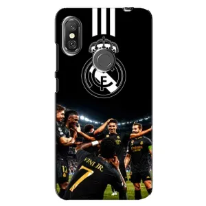 Чехол для Xiaomi Redmi Note 6 Pro с принтом (ФК Реал Мадрид)