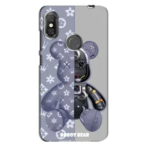 Круті Чохли Луі Віттон для Xiaomi Redmi Note 6 Pro (AlphaPrint) (Робот Медведик)